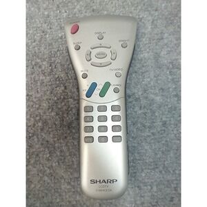 Sharp G1664CESA LCD TV Remote Control Silver Genuine OEM Replacement